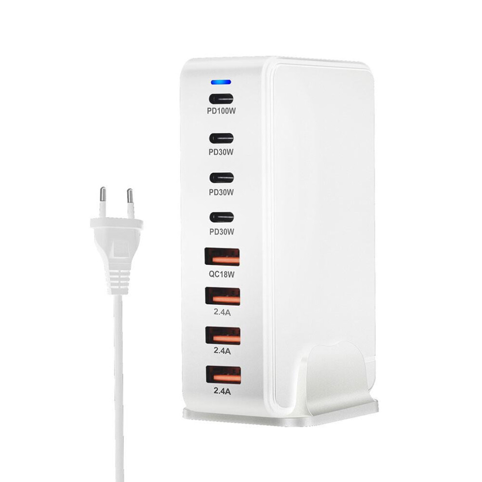 240W 8-Port Usb C Fast Charging Station Charger 9379360984369