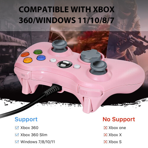 Xbox 360 gamepad with dual vibration controller 1