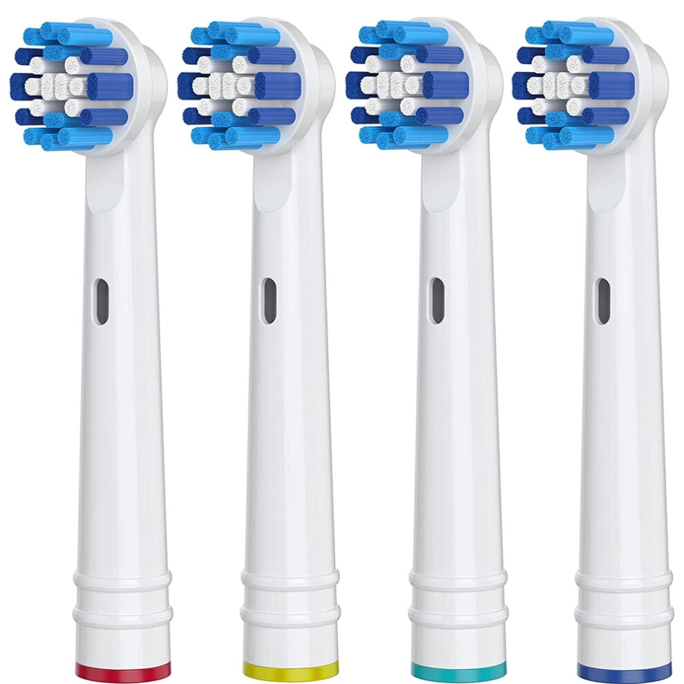 Limbo Pack Of 4 Replacement Toothbrush Heads For Oral B Braun Brush Heads