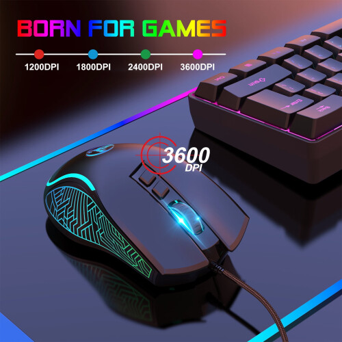 Optical Computer Gaming Mouse Wired Mouse 1