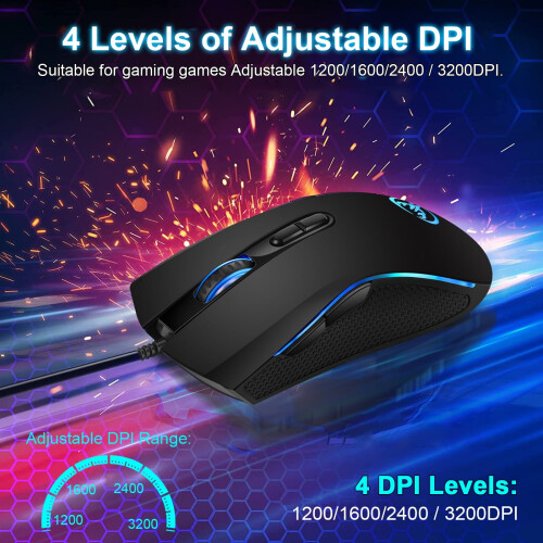 Wired gaming computer mouse wired mouse 1