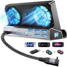 4K 60Hz Dock Stand PD 100W RJ45 for ROG Ally Game Docking Station