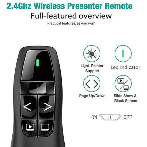 Presentation laser pointer clicker presenter 2
