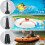 Mini Electric Inflator with 3 Air Nozzles Air Pump 5