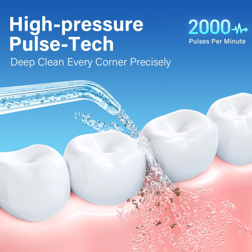 Cordless electric water flosser oral irrigator 2