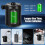 Mini Electric Inflator with 3 Air Nozzles Air Pump 4