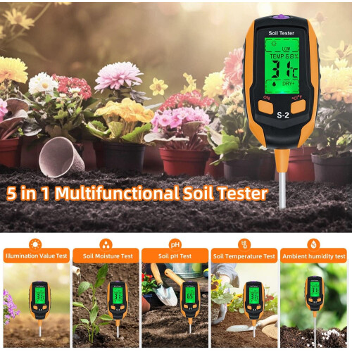 5-in-1 soil pH meter soil tester 1