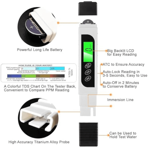 TDS meter Digital water tester TDS meter 2