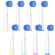 Sensitive Gum Care replacement brush heads with Oral B brush heads