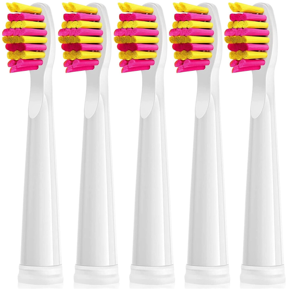 Limbo 5 Pieces Replacement Brushes Fairywill Sonic Toothbrush Brush Heads
