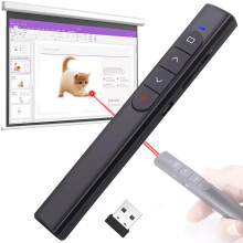 Rechargeable laser pointer presenter