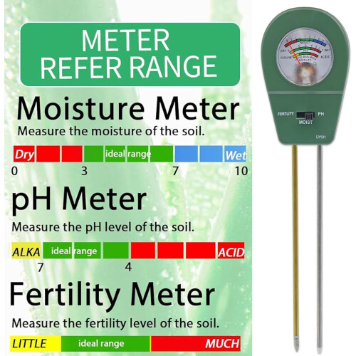 3 in 1 soil PH meter soil measuring device 2