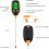 Soil meter with PH/Temperature/Light soil tester 6
