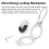 4-pack AirTag holder with metal wire cable AirTag case 2