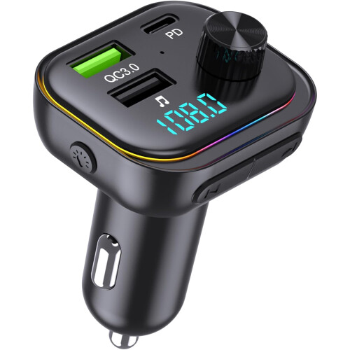 Car Adapter Wireless Radio Receiver Bluetooth FM Transmitter