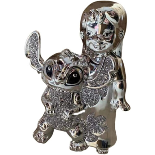 Bling Silver Nani Is Lilo Older Sister Stitch Ornament