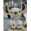 Bling Crushed Diamond White Gold Stitch Ceramic 15x25Cm 1