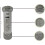 Silver Crushed Diamond Letter Box Ornament Bling 30x8CM 2