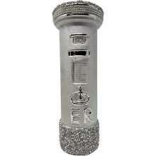 Silver Crushed Diamond Letter Box Ornament Bling 30x8CM