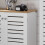 SoBuy Ντουλάπι Μπάνιου BZR40-W Λευκό 60x30x59εκ 4