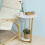 SoBuy Side Table 2-Tier Round White 10