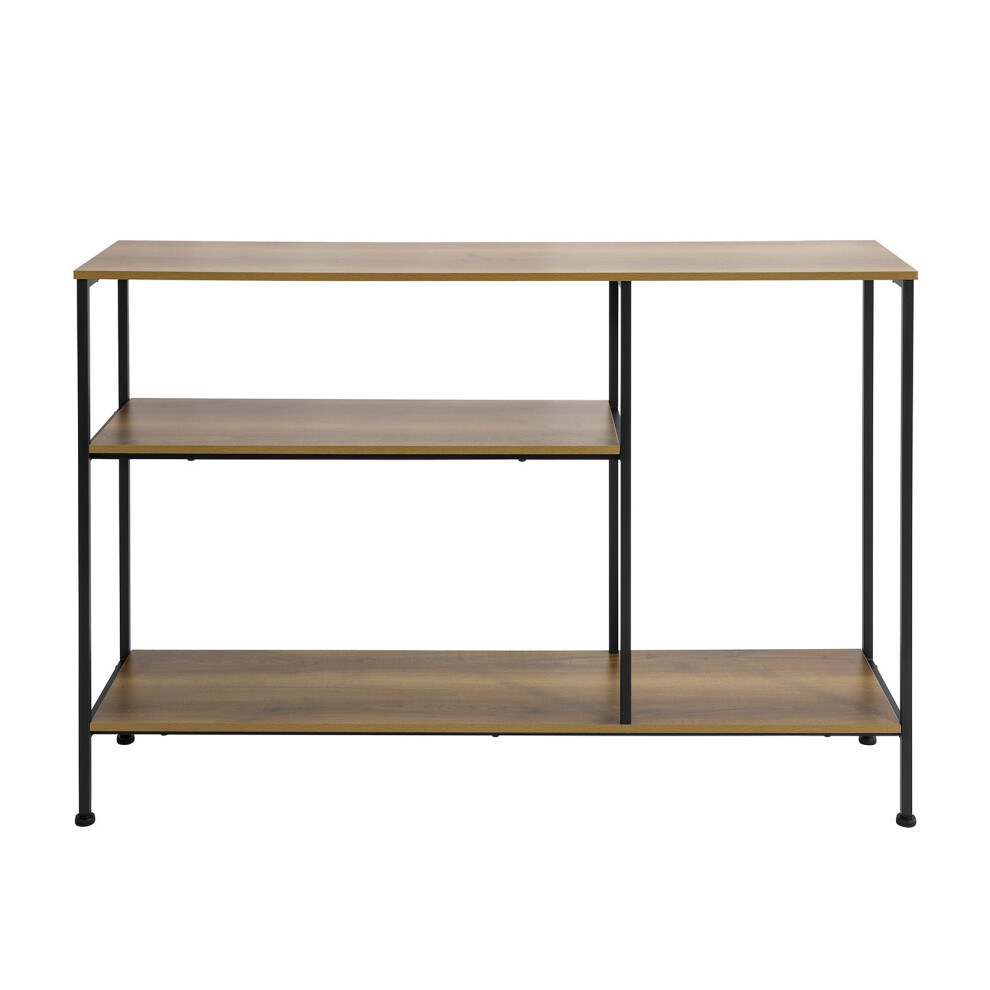 SoBuy Console Table 3 Shelves 120x30cm White