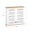 Dulap baie SoBuy alb, 60x56x19cm, MDF rezistent 3