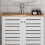 SoBuy Ντουλάπι Μπάνιου BZR40-W Λευκό 60x30x59εκ 15
