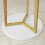 SoBuy Side Table 2-Tier Round White 7
