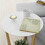 SoBuy Side Table 2-Tier Round White 4