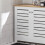 SoBuy Ντουλάπι Μπάνιου BZR40-W Λευκό 60x30x59εκ 5