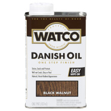 Rust-Oleum Watco 65351 Danskt Träolja, Pint, Svart Valnöt