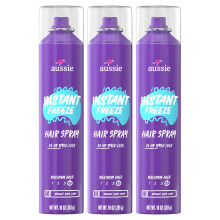 Aussie Instant Freeze Haarspray für extremen Halt, mit Jojobaöl & Meerkelp, langanhaltender Halt, frischer Citrusduft