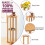 Hallowood Furniture Waverly Tall Round Side Table 4