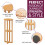 Hallowood Furniture Waverly Tall Round Side Table 2