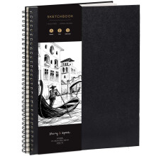 A3 Sketchbook for Artists Hardcover ? 200GSM Very Thick Paper ? Large Sketch Pad Art Book, Spiral Bound Sketch Book for Artists and Children ? Drawing