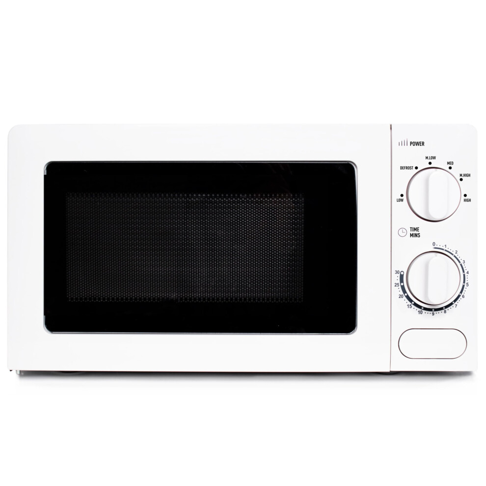 Haden 17l Microwave Oven - 700W Microwave, 6 Power Levels, 30 min Timer - Easy To Use and Clean - Defrost, Express Cooking - Small and Affordable
