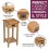 Hallowood Furniture Monchique Oak Medium Lamp Table 2