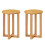 Hallowood Furniture Waverly Small Round Side Table (Pair) 1