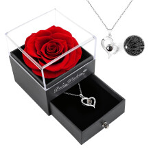 Mothers Day Gifts for Mum,Birthday Gifts for Women,Red Preserved Flowers Rose Present for Mum,Women Rose,Mother's Day Present from Son Daughter,Fresh