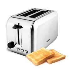 WeeKett 2 Slice Toaster Stainless Steel 750 W, Two Slice Toaster - Silver