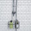Croydex Croydex QM260441 Chrome Shower Riser Rail Hook Over Caddy Basket, 5 Year Rust Free Guarantee, Silver 2
