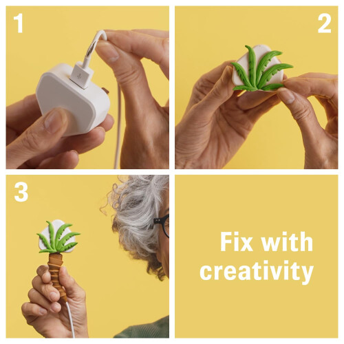 Sugru by tesa - Mouldable Multi-Purpose Glue for Creative Fixing and Making, Black, 8-Pack 1