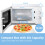 COMFEE' 700W 20L White Microwave Oven With 5 Cooking Power Levels, Quick Defrost Function, And Kitchen Manual Timer - Compact Design CM-M202CC(WH) 5