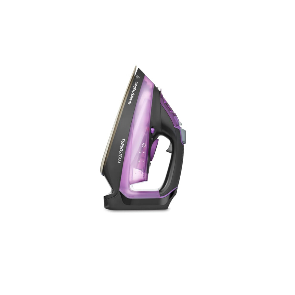 Morphy Richards Turbosteam Steam Iron, Non stick Ceramic Soleplate, 170g Boost, 50g Output, 380ml Water Tank, Anti-Scale and Drip, Auto Shut-off, 3m