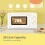 COMFEE' 700W 20L White Microwave Oven With 5 Cooking Power Levels, Quick Defrost Function, And Kitchen Manual Timer - Compact Design CM-M202CC(WH) 2
