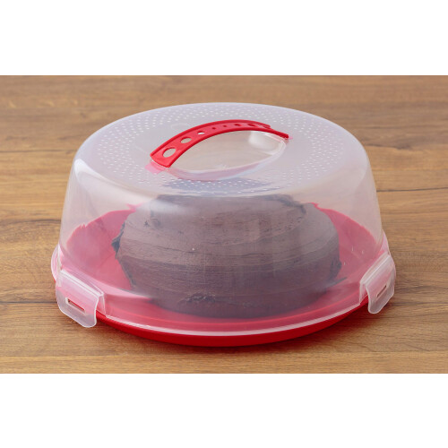 Mason Cash Mason Cash Round Cake Caddy with Lid and Carry Handle, 24 cm 2
