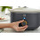 Swan Swan SF17021GRYN Nordic Slow Cooker with 3 Temperature Settings, Keep Warm Function, 3.5L, 200W, Matte Grey 4