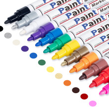 Paint Pens Paint Markers on Almost Anything Never Fade Quick Dry and Permanent, Oil-Based Waterproof Paint Marker Pen Set for Rocks Painting, Wood,