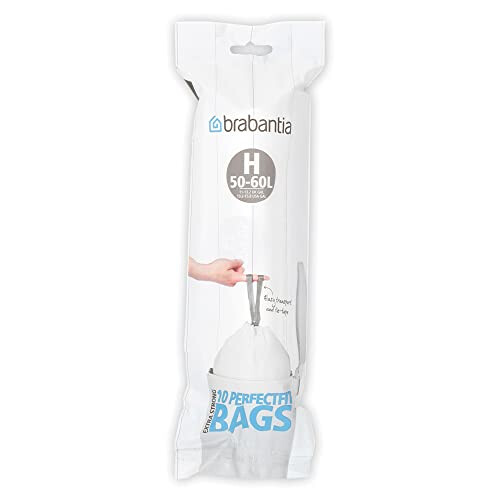 Brabantia Brabantia PerfectFit Bin Liners, Size H, 50-60 L - 30 Bags